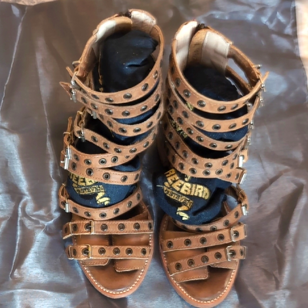 Freebird Casandra Tan Size 7